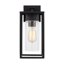 One Light Outdoor Wall Lantern<br /><span style="color:#4AB0CE;">Entrega: 4-10 dias en USA</span><br /><span style="color:#4AB0CE;font-size:60%;">PREGUNTE POR ENTREGA EN PANAMA</span><br />Collection: Vado<br />Finish: Black