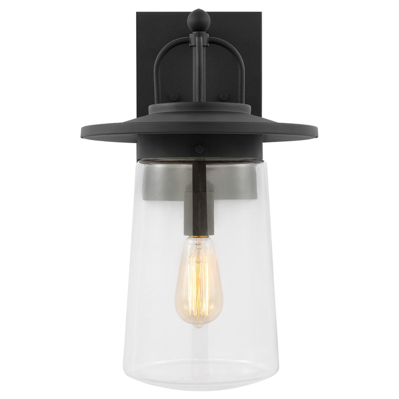 Generation Lighting - 8708901-12 - One Light Outdoor Wall Lantern - Tybee - Black