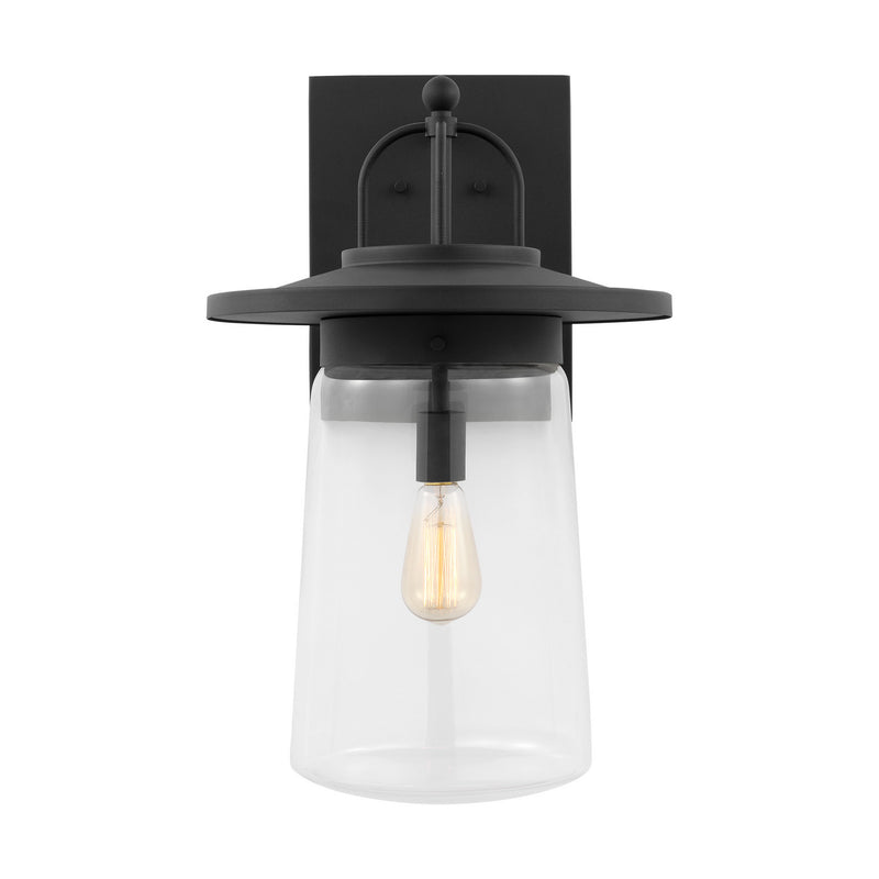 Generation Lighting. - 8808901-12 - One Light Outdoor Wall Lantern - Tybee - Black