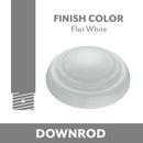 Minka Aire - DR1548-WHF - Ceiling Fan Downrod With Wire And Connector - Pancake - Flat White