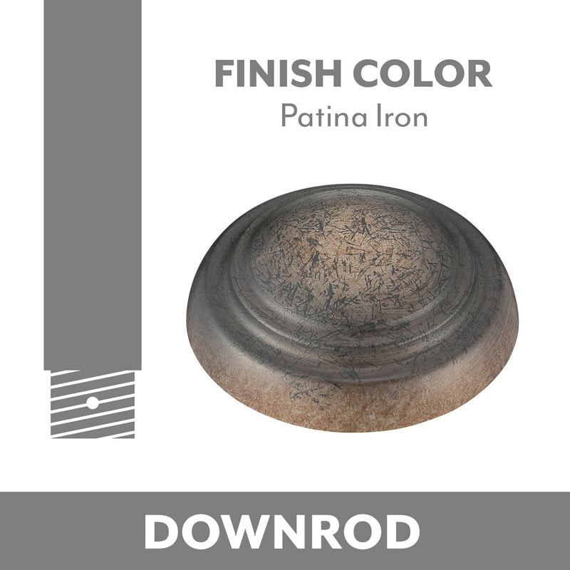 Minka Aire - DR503-PI - Ceiling Fan Downrod - Patina Iron