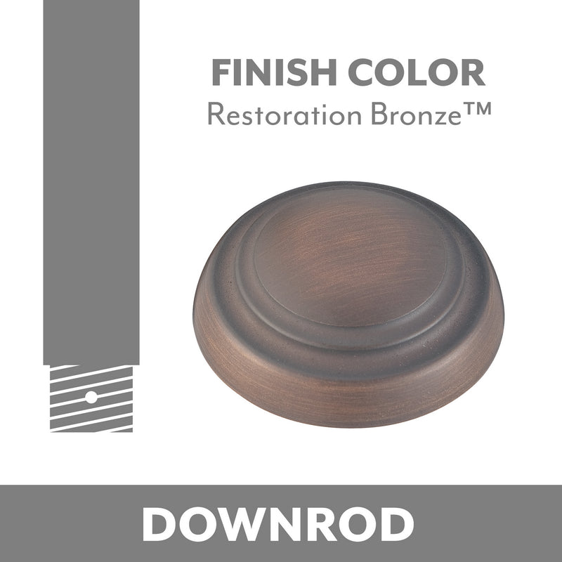 Minka Aire - DR503-RRB - Ceiling Fan Downrod - Restoration Bronze