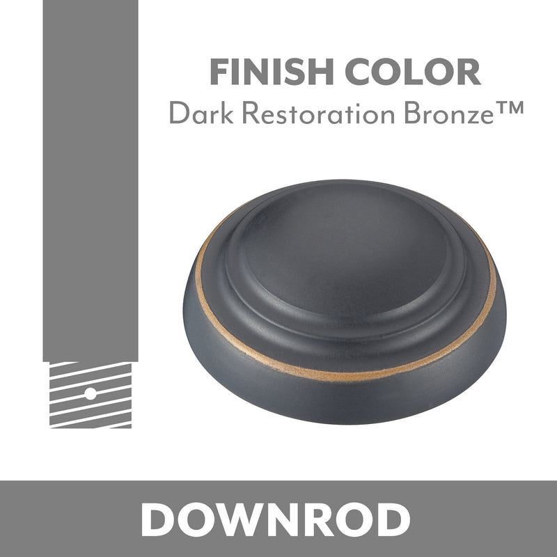 Minka Aire - DR504-DRB - Ceiling Fan Downrod - Minka Aire - Dark Restoration Bronze
