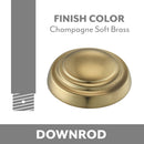 Minka Aire - DR518-CSBR - Down Rod - Champagne Soft Brass