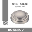 Minka Aire - DR560-BS - Down Rod - Minka Aire - Brushed Steel