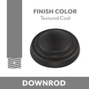 Minka Aire - DR572-TCL - Down Rod - Minka Aire - Textured Coal