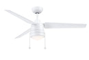 52"Ceiling Fan<br /><span style="color:#4AB0CE;">Entrega: 4-10 dias en USA</span><br /><span style="color:#4AB0CE;font-size:60%;">PREGUNTE POR ENTREGA EN PANAMA</span><br />Collection: PC/DC L<br />Finish: Matte White
