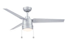 52"Ceiling Fan<br /><span style="color:#4AB0CE;">Entrega: 4-10 dias en USA</span><br /><span style="color:#4AB0CE;font-size:60%;">PREGUNTE POR ENTREGA EN PANAMA</span><br />Collection: PC/DC L<br />Finish: Silver
