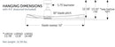 52"Ceiling Fan<br /><span style="color:#4AB0CE;">Entrega: 4-10 dias en USA</span><br /><span style="color:#4AB0CE;font-size:60%;">PREGUNTE POR ENTREGA EN PANAMA</span><br />Collection: Kute 52<br />Finish: Brushed satin Brass