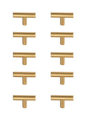 Elegant Lighting - PL400-1-BR-10PK - Bar Pull Multipack (set of 10) - Quinn - Brass