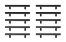 Elegant Lighting - PL400-4-MB-10PK - Bar Pull Multipack (set of 10) - Quinn - Matte Black