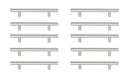 Elegant Lighting - PL400-4-NK-10PK - Bar Pull Multipack (set of 10) - Quinn - Brushed Nickel