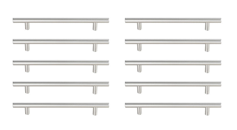 Elegant Lighting - PL400-6-NK-10PK - Bar Pull Multipack (set of 10) - Quinn - Brushed Nickel
