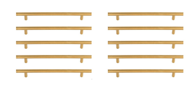 Elegant Lighting - PL400-7-BR-10PK - Bar Pull Multipack (set of 10) - Quinn - Brass