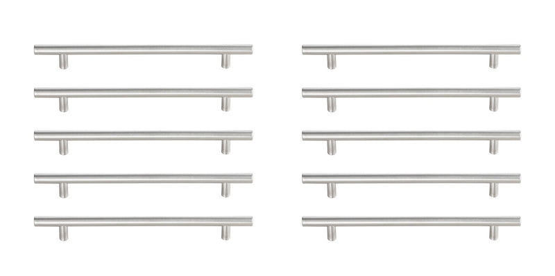 Elegant Lighting - PL400-7-NK-10PK - Bar Pull Multipack (set of 10) - Quinn - Brushed Nickel