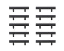Elegant Lighting - PL402-3-MB-10PK - Bar Pull Multipack (set of 10) - Dior - Matte Black