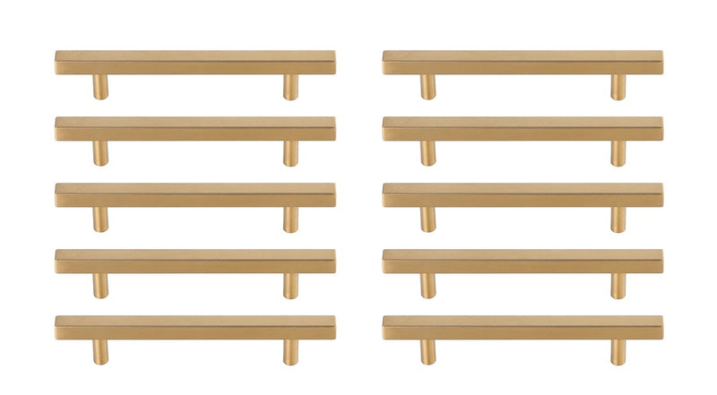 Elegant Lighting - PL402-5-BR-10PK - Bar Pull Multipack (set of 10) - Dior - Brass