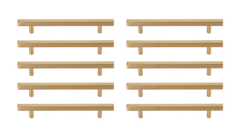 Elegant Lighting - PL402-6-BR-10PK - Bar Pull Multipack (set of 10) - Dior - Brass