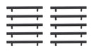 Elegant Lighting - PL402-6-MB-10PK - Bar Pull Multipack (set of 10) - Dior - Matte Black
