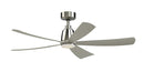 52"Ceiling Fan<br /><span style="color:#4AB0CE;">Entrega: 4-10 dias en USA</span><br /><span style="color:#4AB0CE;font-size:60%;">PREGUNTE POR ENTREGA EN PANAMA</span><br />Collection: Kute5 52<br />Finish: Brushed Nickel