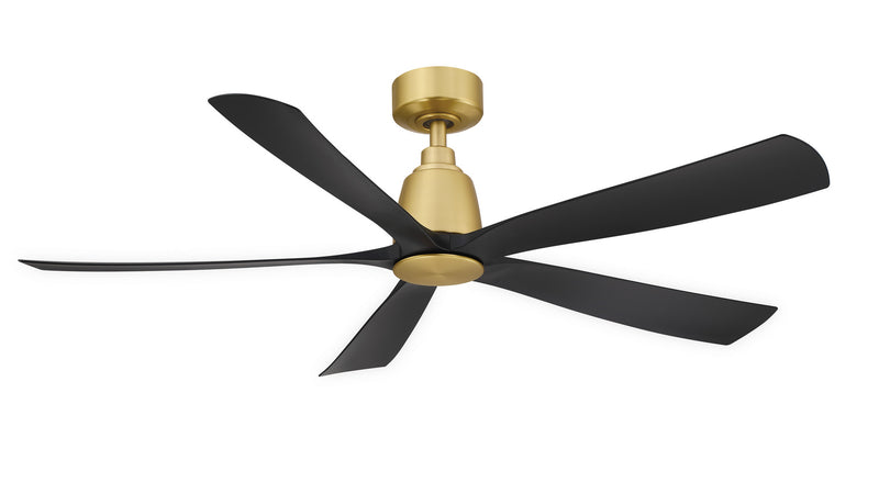 Fanimation - FPD5534BSBL - 52"Ceiling Fan - Kute5 52 - Brushed Satin Brass