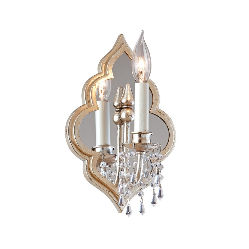 Corbett Lighting - 161-11-WSL - One Light Wall Sconce - Bijoux - Warm Silver Leaf