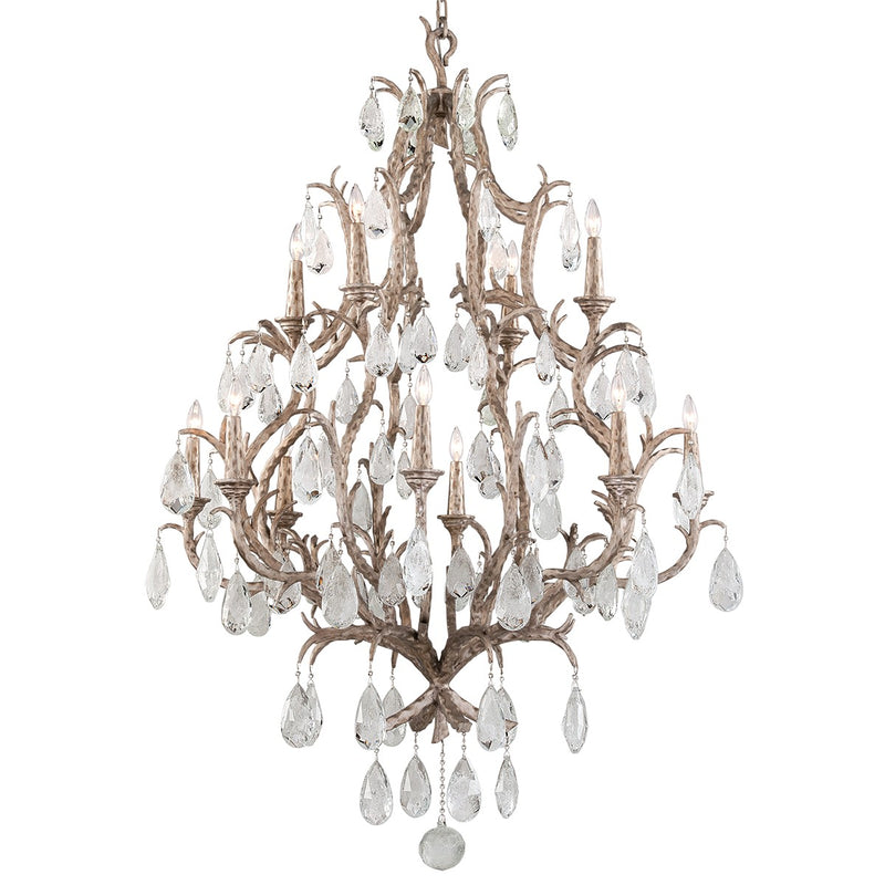 Corbett Lighting - 163-712-SGL - 12 Light Chandelier - Amadeus - Stria Gold Leaf