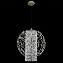 Allegri - 020011-022-FR001 - Four Light Pendant - Mundo - Tarnished Silver