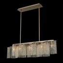 Allegri - 038961-038-FR001 - Five Light Island Pendant - Cometa - Brushed Champagne Gold