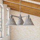 Alora - CH584525SL - Three Light Chandelier - Archer - Steel Shade