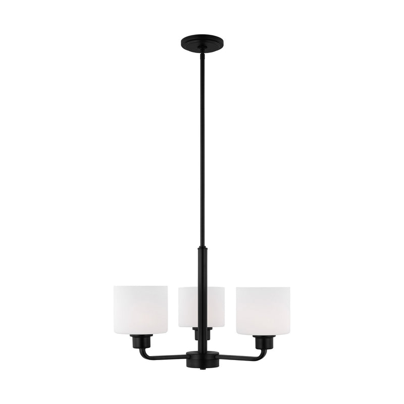 Three Light Chandelier<br /><span style="color:#4AB0CE;">Entrega: 4-10 dias en USA</span><br /><span style="color:#4AB0CE;font-size:60%;">PREGUNTE POR ENTREGA EN PANAMA</span><br />Collection: Canfield<br />Finish: Midnight Black