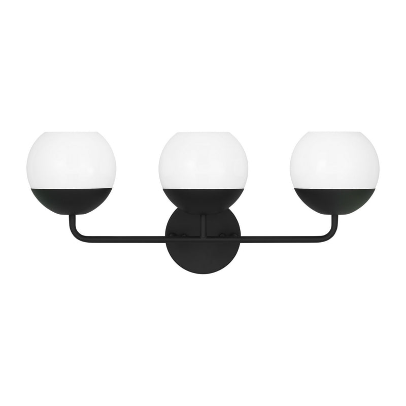 Three Light Bath Vanity<br /><span style="color:#4AB0CE;">Entrega: 4-10 dias en USA</span><br /><span style="color:#4AB0CE;font-size:60%;">PREGUNTE POR ENTREGA EN PANAMA</span><br />Collection: Alvin<br />Finish: Midnight Black