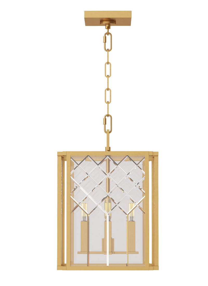 Four Light Pendant<br /><span style="color:#4AB0CE;">Entrega: 4-10 dias en USA</span><br /><span style="color:#4AB0CE;font-size:60%;">PREGUNTE POR ENTREGA EN PANAMA</span><br />Collection: Erro<br />Finish: Burnished Brass