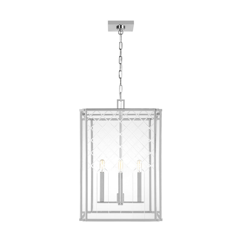 Four Light Pendant<br /><span style="color:#4AB0CE;">Entrega: 4-10 dias en USA</span><br /><span style="color:#4AB0CE;font-size:60%;">PREGUNTE POR ENTREGA EN PANAMA</span><br />Collection: Erro<br />Finish: Polished Nickel