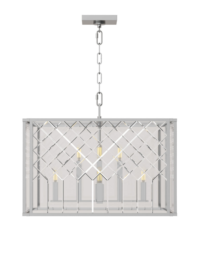 Eight Light Pendant<br /><span style="color:#4AB0CE;">Entrega: 4-10 dias en USA</span><br /><span style="color:#4AB0CE;font-size:60%;">PREGUNTE POR ENTREGA EN PANAMA</span><br />Collection: Erro<br />Finish: Polished Nickel