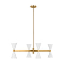 Eight Light Chandelier<br /><span style="color:#4AB0CE;">Entrega: 4-10 dias en USA</span><br /><span style="color:#4AB0CE;font-size:60%;">PREGUNTE POR ENTREGA EN PANAMA</span><br />Collection: Albertine<br />Finish: Matte White