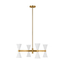 Eight Light Chandelier<br /><span style="color:#4AB0CE;">Entrega: 4-10 dias en USA</span><br /><span style="color:#4AB0CE;font-size:60%;">PREGUNTE POR ENTREGA EN PANAMA</span><br />Collection: Albertine<br />Finish: Matte White