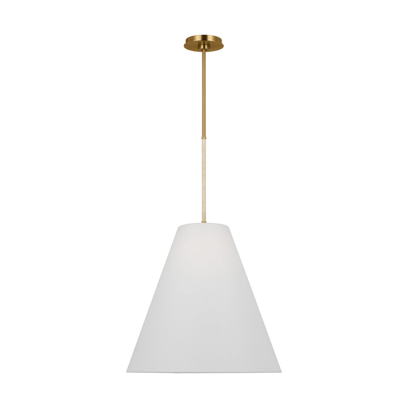 One Light Pendant<br /><span style="color:#4AB0CE;">Entrega: 4-10 dias en USA</span><br /><span style="color:#4AB0CE;font-size:60%;">PREGUNTE POR ENTREGA EN PANAMA</span><br />Collection: Remy<br />Finish: Burnished Brass