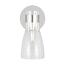 One Light Bath Fixture<br /><span style="color:#4AB0CE;">Entrega: 4-10 dias en USA</span><br /><span style="color:#4AB0CE;font-size:60%;">PREGUNTE POR ENTREGA EN PANAMA</span><br />Collection: Moritz<br />Finish: Polished Nickel
