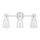 Three Light Bath Fixture<br /><span style="color:#4AB0CE;">Entrega: 4-10 dias en USA</span><br /><span style="color:#4AB0CE;font-size:60%;">PREGUNTE POR ENTREGA EN PANAMA</span><br />Collection: Moritz<br />Finish: Polished Nickel