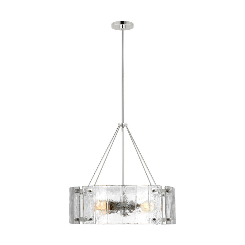 Four Light Chandelier<br /><span style="color:#4AB0CE;">Entrega: 4-10 dias en USA</span><br /><span style="color:#4AB0CE;font-size:60%;">PREGUNTE POR ENTREGA EN PANAMA</span><br />Collection: Calvert<br />Finish: Polished Nickel