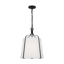 One Light Pendant<br /><span style="color:#4AB0CE;">Entrega: 4-10 dias en USA</span><br /><span style="color:#4AB0CE;font-size:60%;">PREGUNTE POR ENTREGA EN PANAMA</span><br />Collection: Leander<br />Finish: Smith Steel
