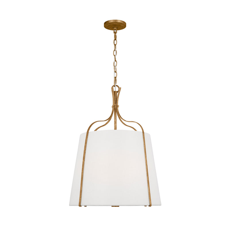Three Light Pendant<br /><span style="color:#4AB0CE;">Entrega: 4-10 dias en USA</span><br /><span style="color:#4AB0CE;font-size:60%;">PREGUNTE POR ENTREGA EN PANAMA</span><br />Collection: Leander<br />Finish: Antique Gild