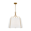 Four Light Pendant<br /><span style="color:#4AB0CE;">Entrega: 4-10 dias en USA</span><br /><span style="color:#4AB0CE;font-size:60%;">PREGUNTE POR ENTREGA EN PANAMA</span><br />Collection: Leander<br />Finish: Antique Gild