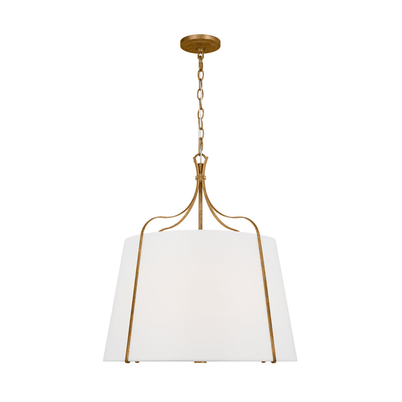 Four Light Pendant<br /><span style="color:#4AB0CE;">Entrega: 4-10 dias en USA</span><br /><span style="color:#4AB0CE;font-size:60%;">PREGUNTE POR ENTREGA EN PANAMA</span><br />Collection: Leander<br />Finish: Antique Gild