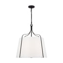 Four Light Pendant<br /><span style="color:#4AB0CE;">Entrega: 4-10 dias en USA</span><br /><span style="color:#4AB0CE;font-size:60%;">PREGUNTE POR ENTREGA EN PANAMA</span><br />Collection: Leander<br />Finish: Smith Steel
