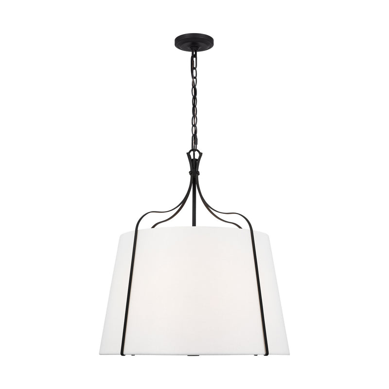 Four Light Pendant<br /><span style="color:#4AB0CE;">Entrega: 4-10 dias en USA</span><br /><span style="color:#4AB0CE;font-size:60%;">PREGUNTE POR ENTREGA EN PANAMA</span><br />Collection: Leander<br />Finish: Smith Steel