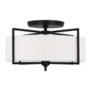 Three Light Semi-Flush Mount<br /><span style="color:#4AB0CE;">Entrega: 4-5 semanas en USA</span><br /><span style="color:#4AB0CE;font-size:60%;">PREGUNTE POR ENTREGA EN PANAMA</span><br />Collection: Perno<br />Finish: Aged Iron