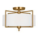 Two Light Semi-Flush Mount<br /><span style="color:#4AB0CE;">Entrega: 4-5 semanas en USA</span><br /><span style="color:#4AB0CE;font-size:60%;">PREGUNTE POR ENTREGA EN PANAMA</span><br />Collection: Perno<br />Finish: Burnished Brass