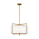 Four Light Pendant<br /><span style="color:#4AB0CE;">Entrega: 4-10 dias en USA</span><br /><span style="color:#4AB0CE;font-size:60%;">PREGUNTE POR ENTREGA EN PANAMA</span><br />Collection: Perno<br />Finish: Burnished Brass